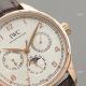 Replica IWC Portuguese Moonphase Gold Case White Face Watch (3)_th.JPG